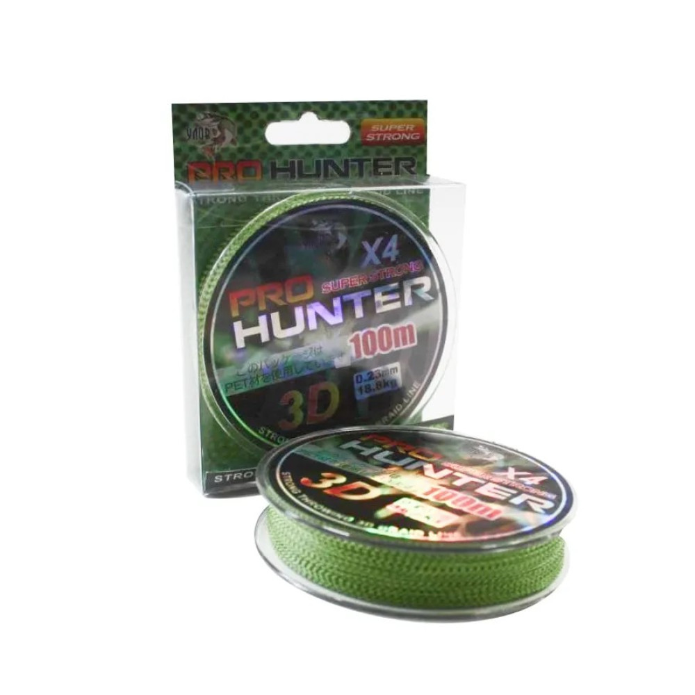 шнур УЛОВ  PRO HUNTER 3D 100м 0,12мм