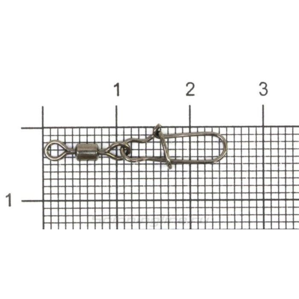 вертлюг nautilus с застежкой rolling swivel 0101 with snap №7