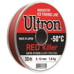 Леска Ultron Red Killerr 0,08мм 0,9кг 30м красная