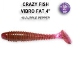 Силиконовая приманка Crazy Fish Vibro Fat 4"  14-100-13-5   