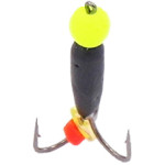 Мормышка вольфрамовая "Чертик с ушком с шариком неон" (Олта), 3.0мм