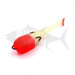 Поролоновая рыбка Яман на двойнике 125мм цв.15 UV 1шт